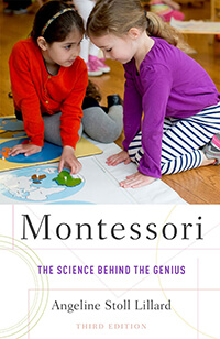 White book cover with photography of two young girls sitting on a wood floor working on puzzle of the globe